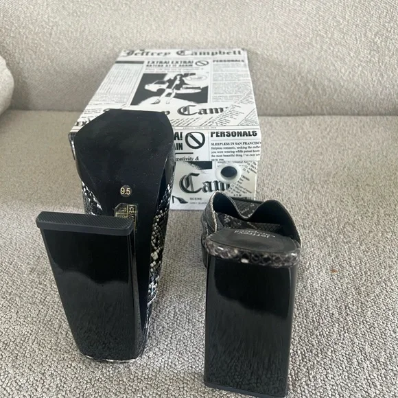 Jeffrey Campbell Snakeskin Heels NIB 9.5 - Picture 6 of 7